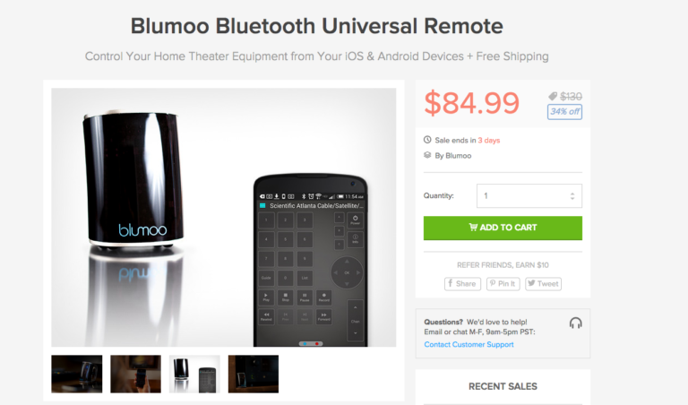 Deal: Control Your Home Theater With the Blumoo Bluetooth Universal Remote, Priced at $85