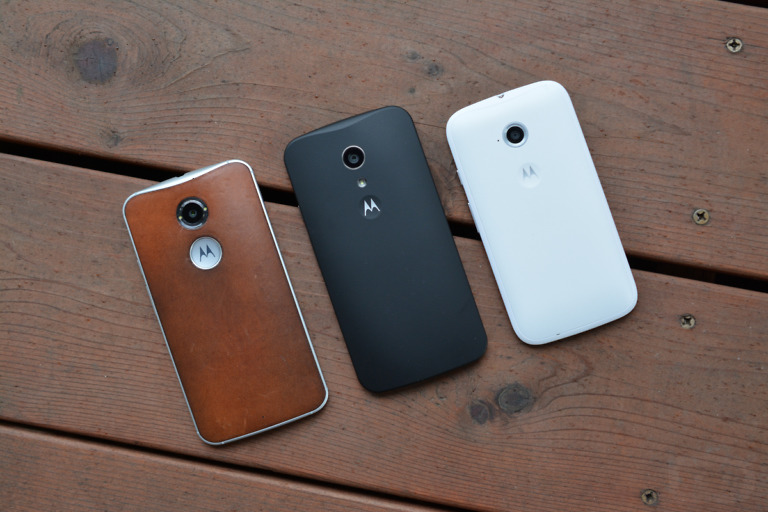 Comparison: Moto X (2nd Gen) vs. Moto G (2nd Gen) vs. Moto E (2nd Gen)