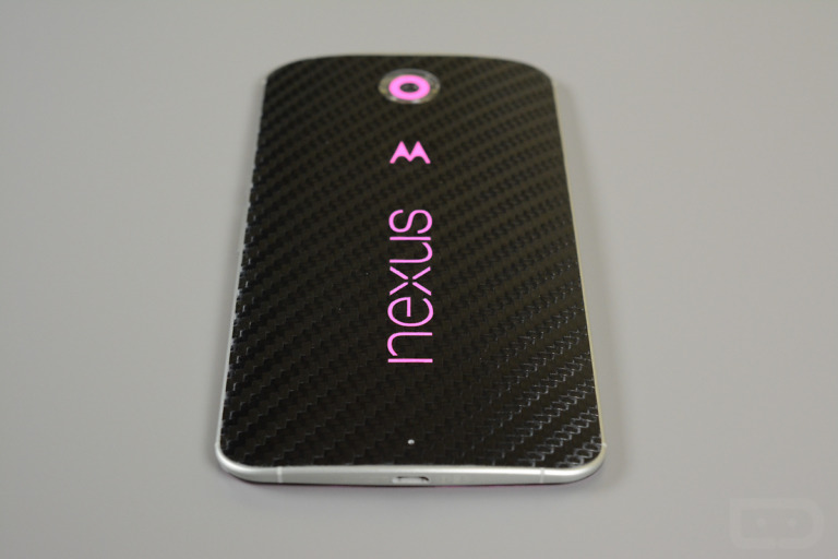 Giveaway:  Win a Nexus 6 From dbrand, Outfitted With Their Pink Carbon Fiber Skin