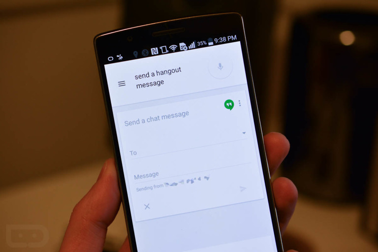 You Can Finally “Send a Hangouts Message” With Your Voice in Google Now