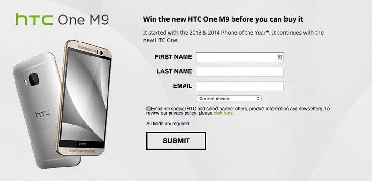 Win an HTC One M9 Before It Goes on Sale
