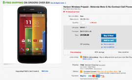 Deal: Grab a Verizon Moto G (1st Gen) From eBay for $40