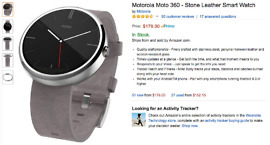Deal:  Moto 360 Drops to $179 at Amazon, Best Buy