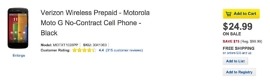 Deal:  Verizon Moto G is Just $25 at Best Buy for 4 Hours