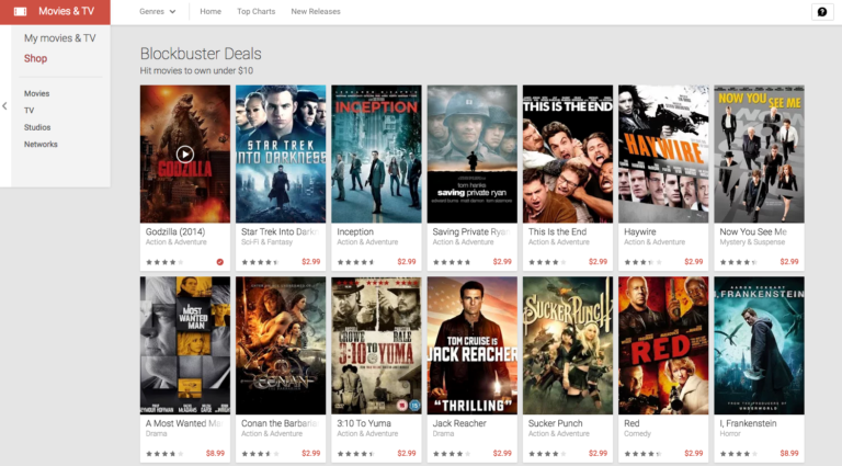 Google Play Has Some Great HD Movies on Sale for Under $10