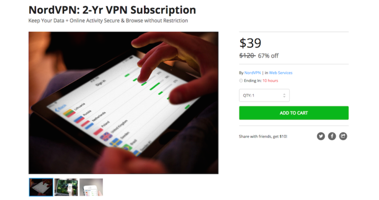 Deal Reminder: Last Chance to Pick Up a 2-Year Subscription to NordVPN for $39