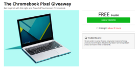 Deal: Last Chance to Enter to Win a New Chromebook Pixel