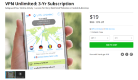 Deal: Final Reminder to Purchase a 3-Year Subscription to VPN Unlimited for Just $19