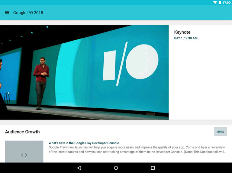 Official Google I/O App Updated for This Year’s Event on Google Play