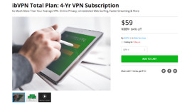Deal: Final Chance to Pick Up a 4-Year Subscription to ibVPN for $59
