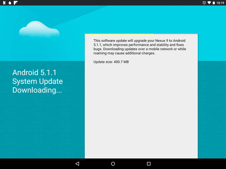 Download:  Nexus 9 Android 5.1.1 Update, Build LMY47X (Updated)