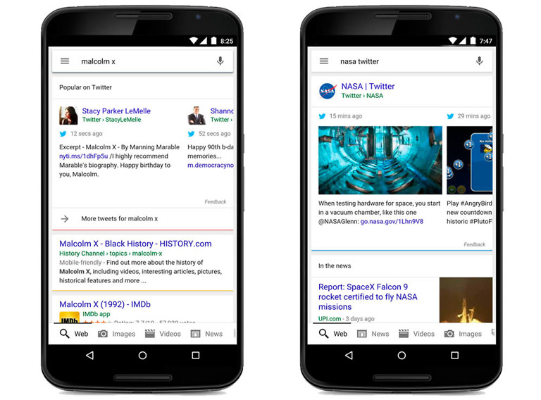 Tweets Now Show in Google Search Results on Mobile