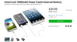 Deal: Intocircuit 15,000mAh Power Castle External Battery for $35