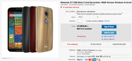 Deal:  $209 for This Refurbished Verizon Moto X (2nd Gen)