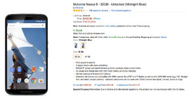 Deal:  Nexus 6 Drops to $499 at Best Buy and Amazon Too