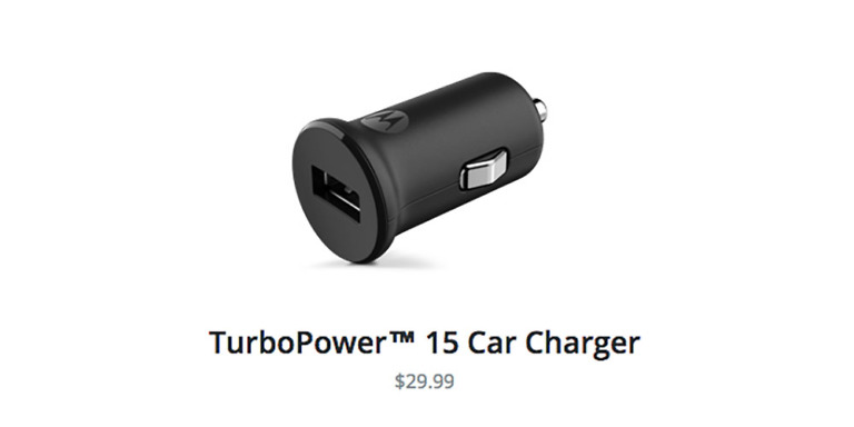 Motorola’s TurboPower 15 Car Charger is Quick Charge 2.0-Ready