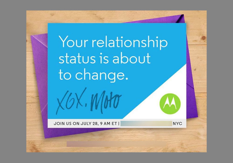 Motorola Hosting Event July 28, Says “Your Relationship Status is About to Change”
