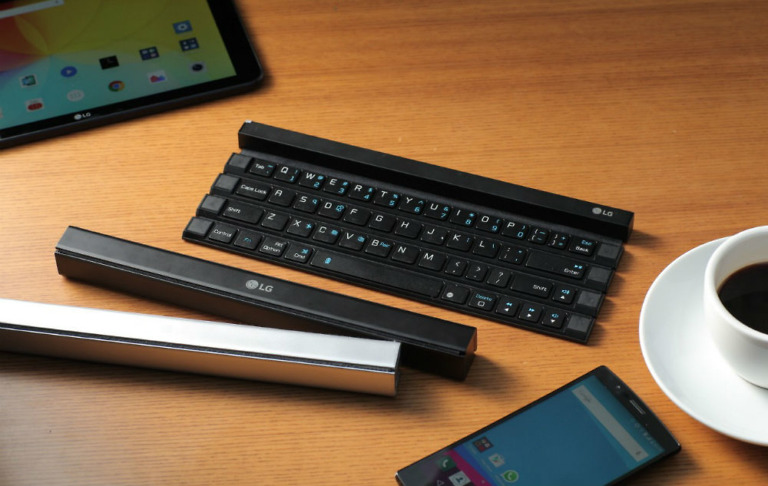 LG Announces Rolly, Industry-First Solid Rollable Keyboard