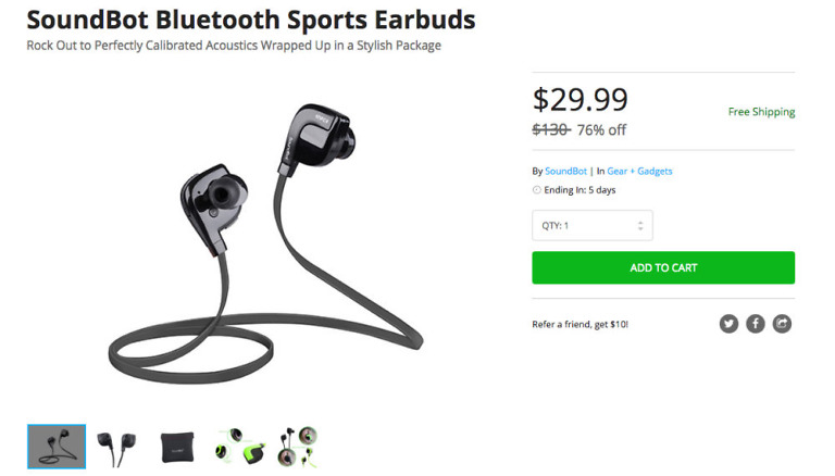 Deals: BKHC Sport Bluetooth and SoundBot Sport Earbuds Starting at $20
