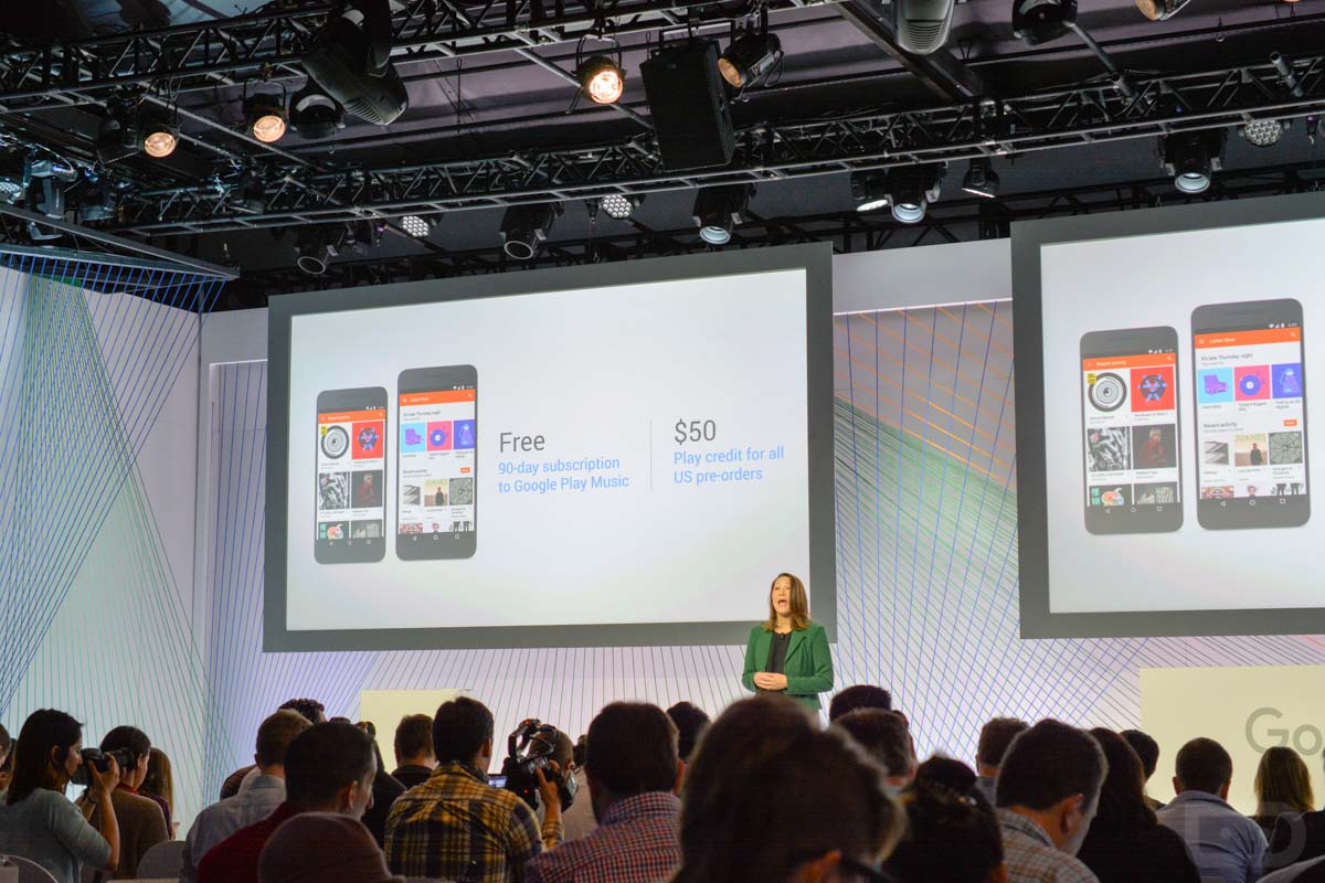 Pre-Order New Nexus 5X or 6P, Get Free Google Play Music and $50 Play Credit