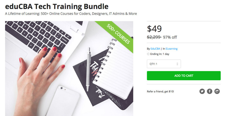 Deal:  Get Lifetime Access to 500+ Developer Courses for $49