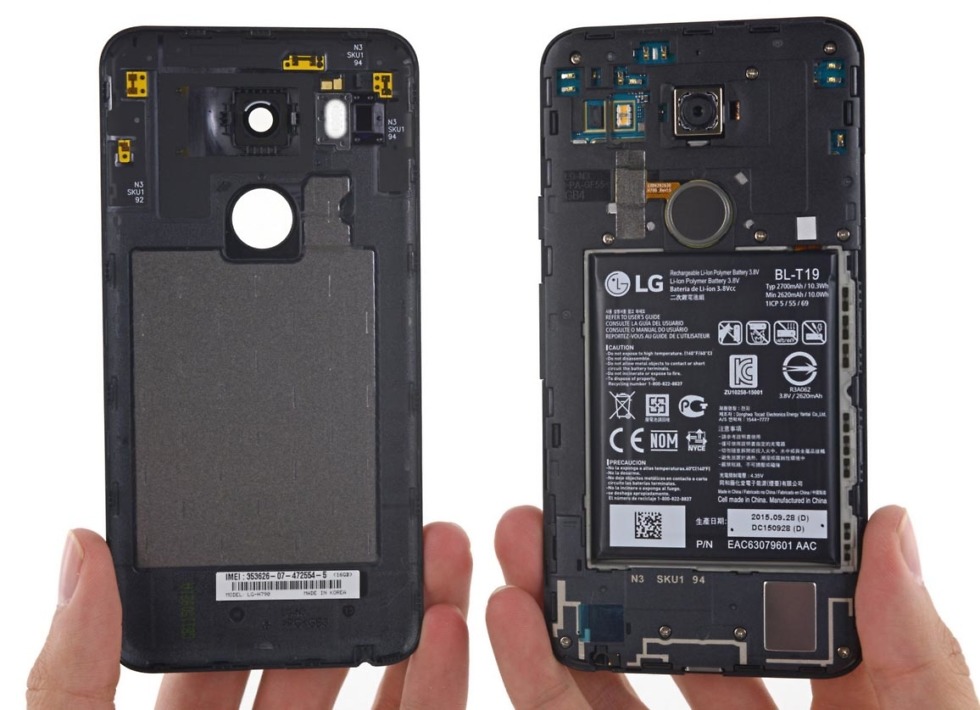 nexus 5x teardown