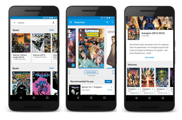 Google Play Books Receive Update to Better Handle Comic Books