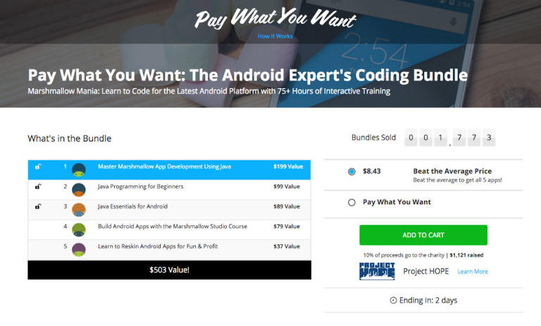 Deal: Pay What You Want for the Android Expert’s Coding Bundle