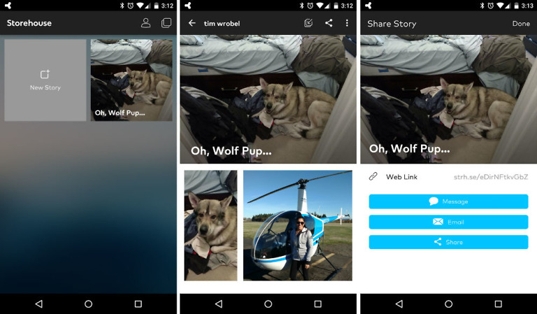 Storehouse, Winner of Apple Design Award, Hits Google Play for Sharing Photos
