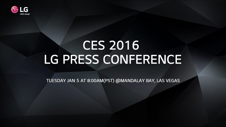 LG’s CES 2016 Press Event Kicks Off at 8AM, Watch It Here!