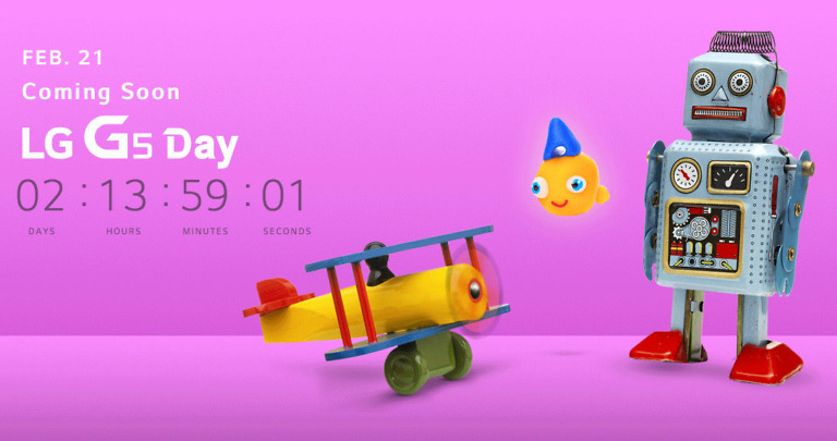 LG G5 MWC Unveiling Will be Livestreamed Too