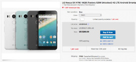 DEAL:  Nexus 5X 16GB is Just $269 Today at eBay ($80 Off)