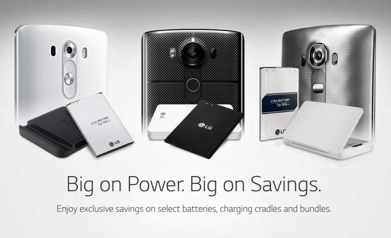 Deal: LG Selling Replacement Batteries and Charging Cradles for $15, Bundles for $20