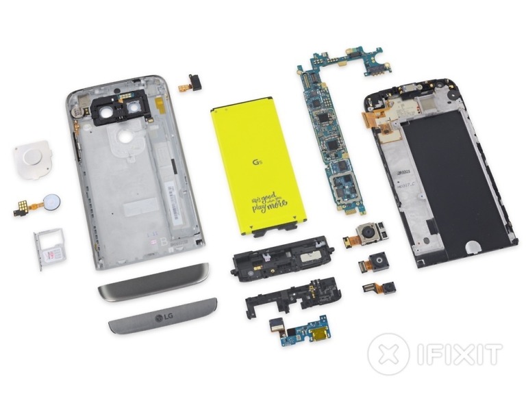 iFixIt Tears Down the LG G5, Receives Very High Repairability Score