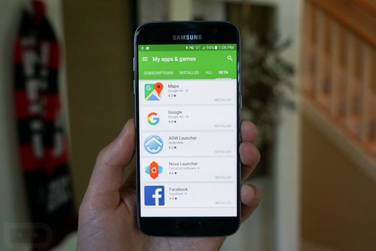 google play beta android