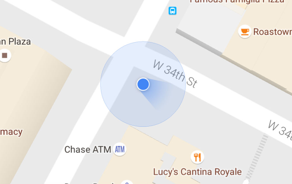That Blue Dot in Google Maps Now Shows Your Direction
