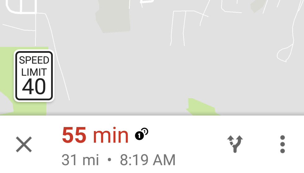 google maps speed limits