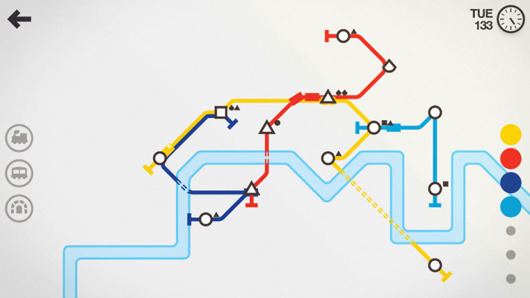 Mini Metro, Build Subway Systems in Real-World Locations