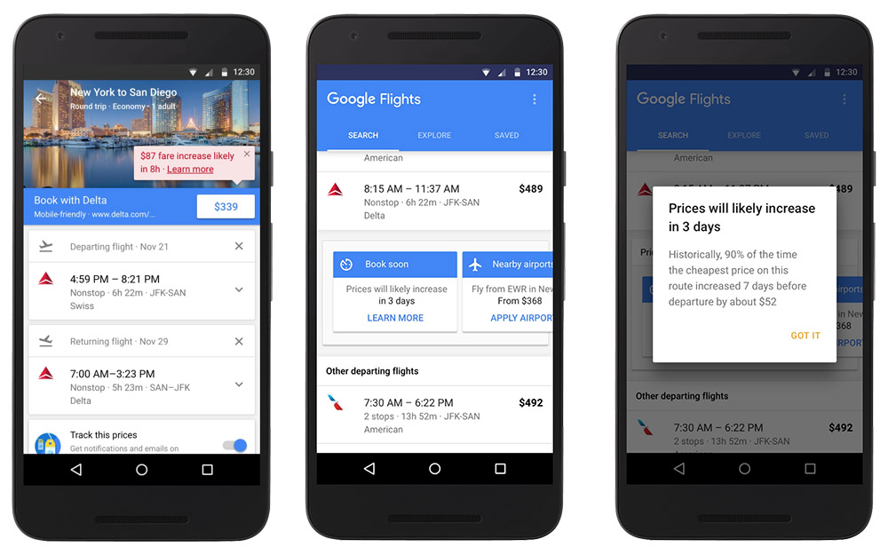 Google Flights Gets a Bunch of New Features Prior to Your Holiday Travels