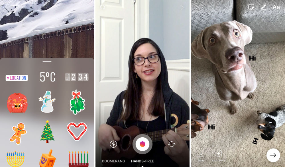 Stickers and Other ‘Holiday Fun’ Come to Instagram Stories