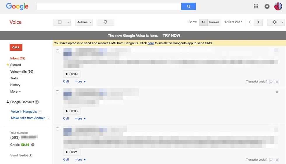 new google voice