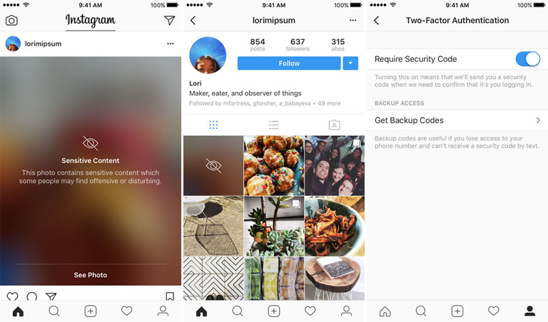 Instagram Begins Blurring Sensitive Content, Makes 2-Factor Authentication Available to All