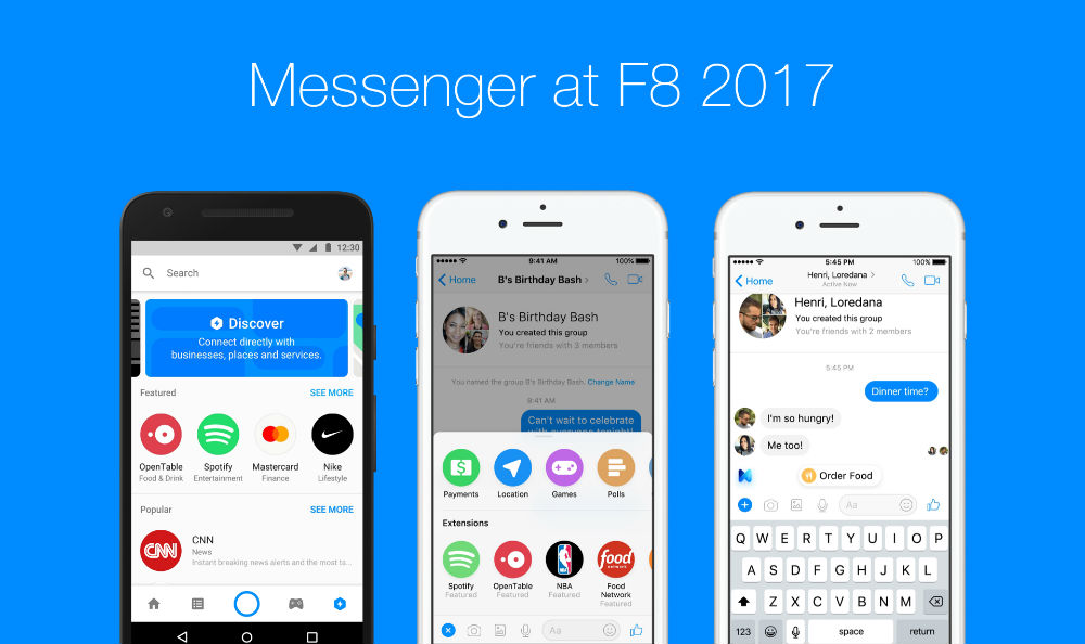 Facebook Details New Features for Messenger at F8, Includes Discovery Tab and Smarter AI