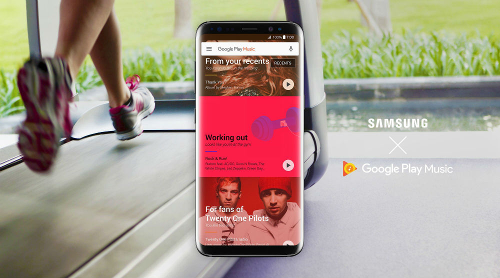 Thanks to Partnership, Galaxy S8 and S8+ Owners Get Special Treatment in Google Play Music