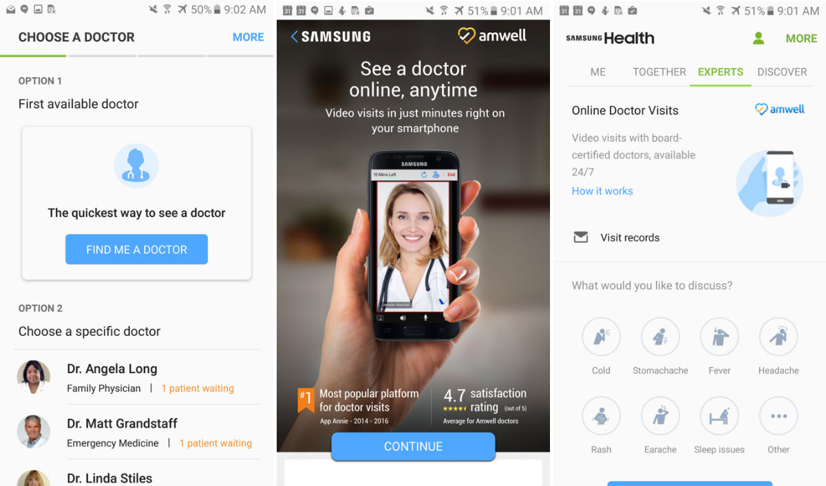 S Health is Now Samsung Health, ‘Ask an Expert’ Offers Online Doctor Appointments 24/7