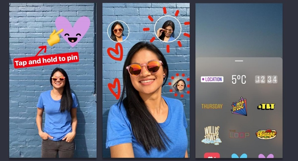 instagram stories stickers