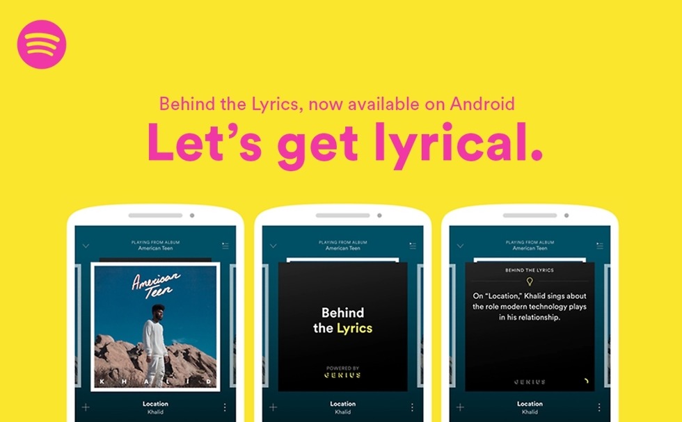 spotify behind the lyrics