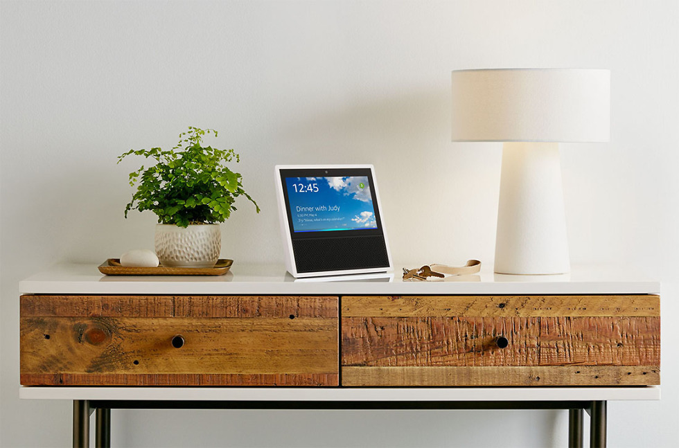 amazon echo show white