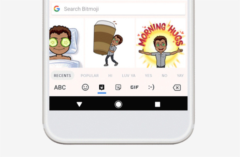 Gboard Gets Stickers and Bitmoji Support