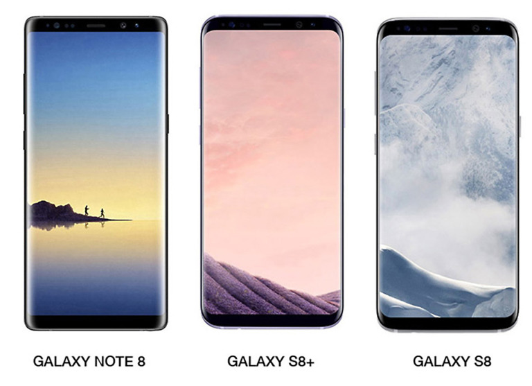 Galaxy Note 8 vs. Galaxy S8+ vs. Galaxy S8: Image Comparison